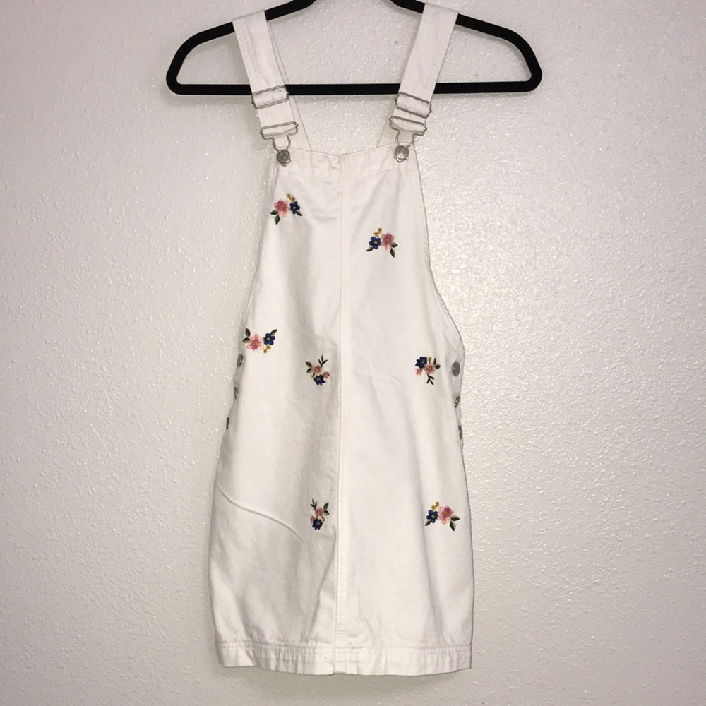 Small women’s embroidered pinafore dress.